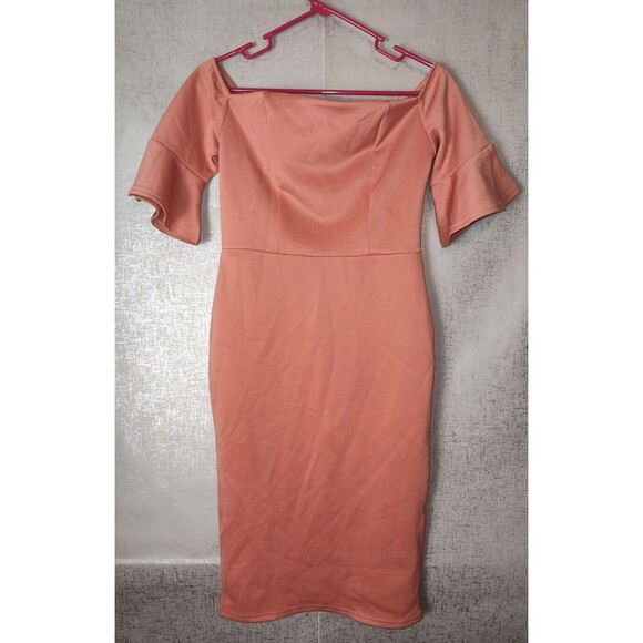 Club London Salmon Dress Sz 8 - Picture 1 of 4